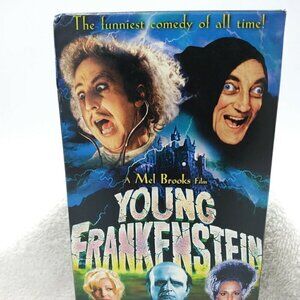 Young Frankenstein Mel Brooks Gene Wilder Black & White VHS Comedy Horror